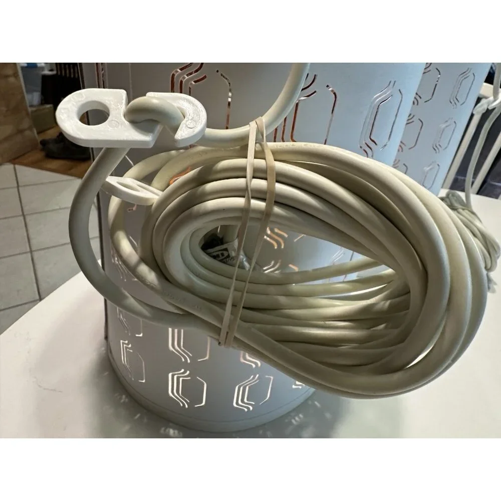 IKEA Nymö Pendant Light Lamp White Copper Interior Cut Outs Lamp Decor